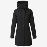 Covalliero Women's Parka Coat in Black