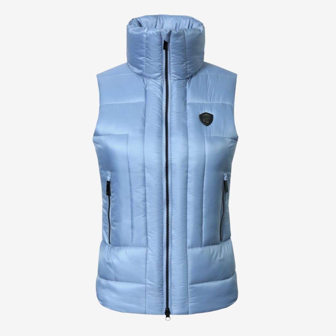 Covalliero Women's Quilted Bodywarmer in Winter Sky