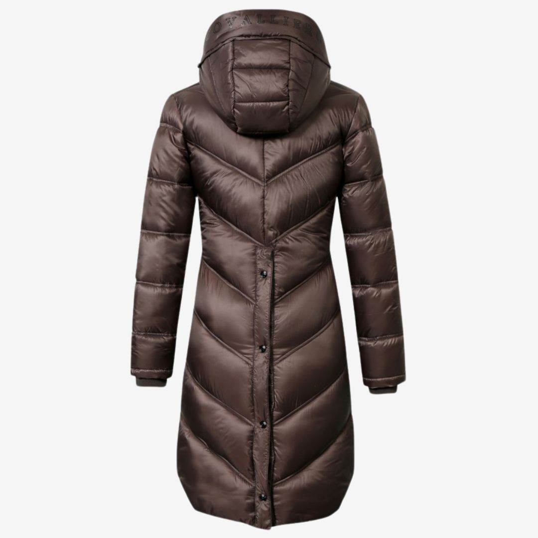 Covalliero Women's Quilted Coat in Coffee