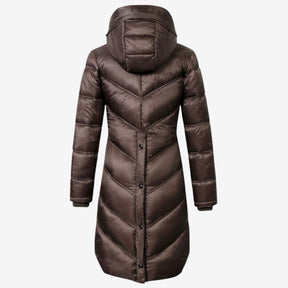 Covalliero Women's Quilted Coat in Coffee