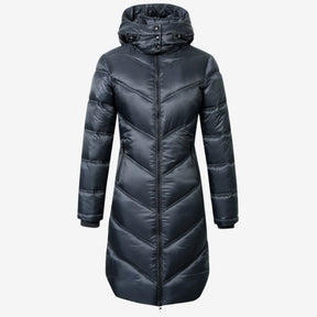 Covalliero Women's Quilted Coat in Dark Navy