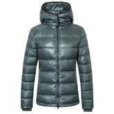 Covalliero Women's Quilted Jacket in Jade Green