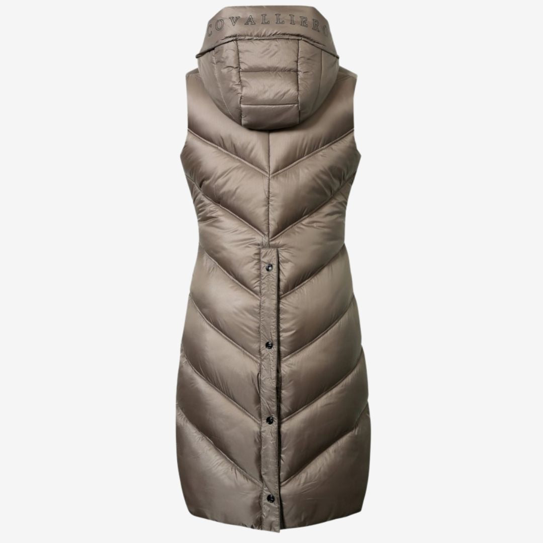 Covalliero Women's Quilted Long Bodywarmer in Tupe