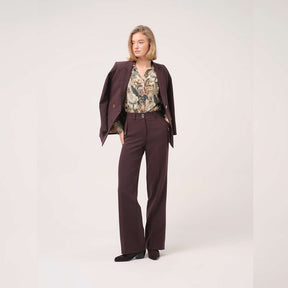 Cristina Barros Plain Blazer in Brown
