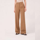 Cristina Barros Trouser Button Strap in Camel