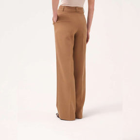 Cristina Barros Trouser Button Strap in Camel
