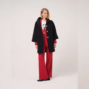 Cristina Barros Tweed Blazer in Red