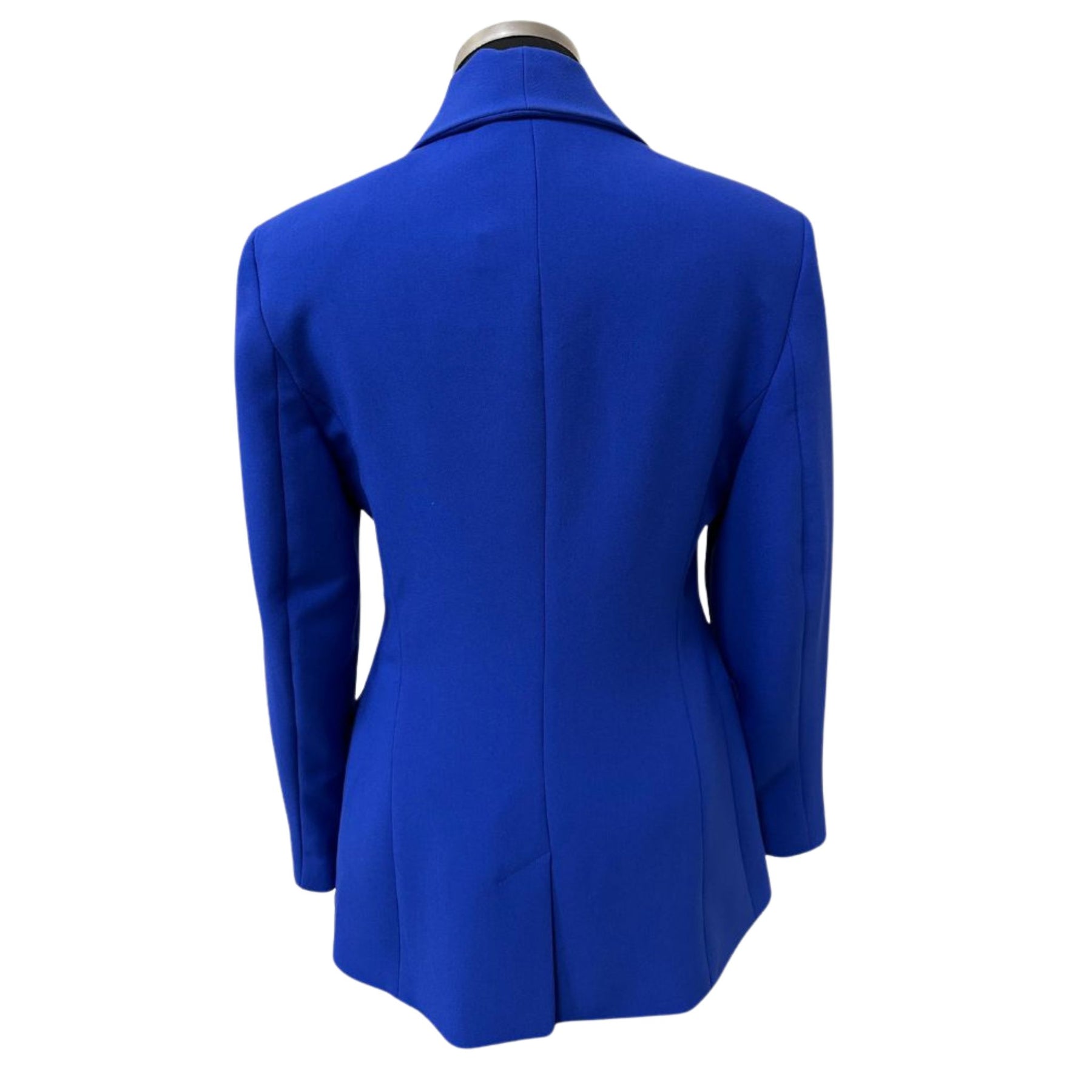 Cristina Barros Women's Double Breasted Blazer in Indigo Blue