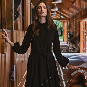 Cristina Barros Women's Short Dress in Black