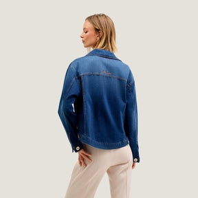 Cristina Barros Women's Denim Jacket in Blue