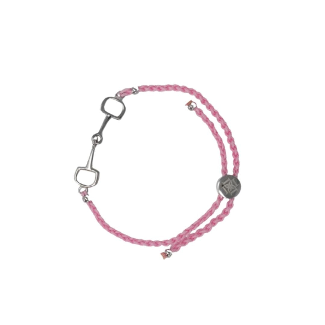 Dapple Equestrian Classic Bracelet in Pink Silver