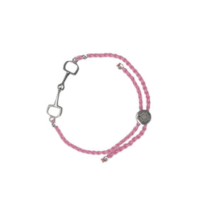 Dapple Equestrian Classic Bracelet in Pink Silver