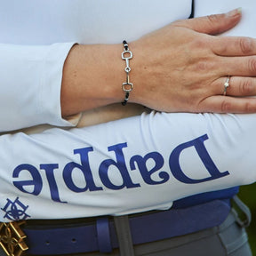 Dapple Equestrian Classic Bracelet in Pink Silver