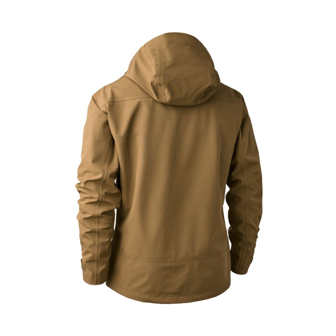 Deerhunter Men's Sarek Shell Jacket with hood in Butternut