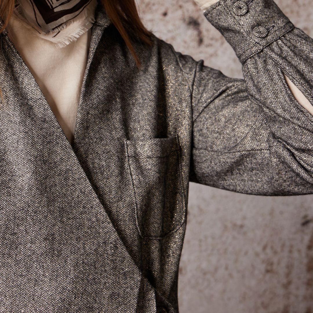Diega Women's Roja Wrap Dress in Grey