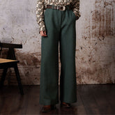 Diega Women's Parivo Tailored Trousers in Green