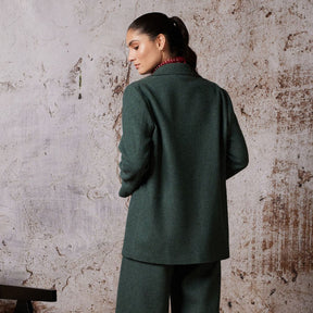 Diega Women's Vanielo Tailored Jacket in Green