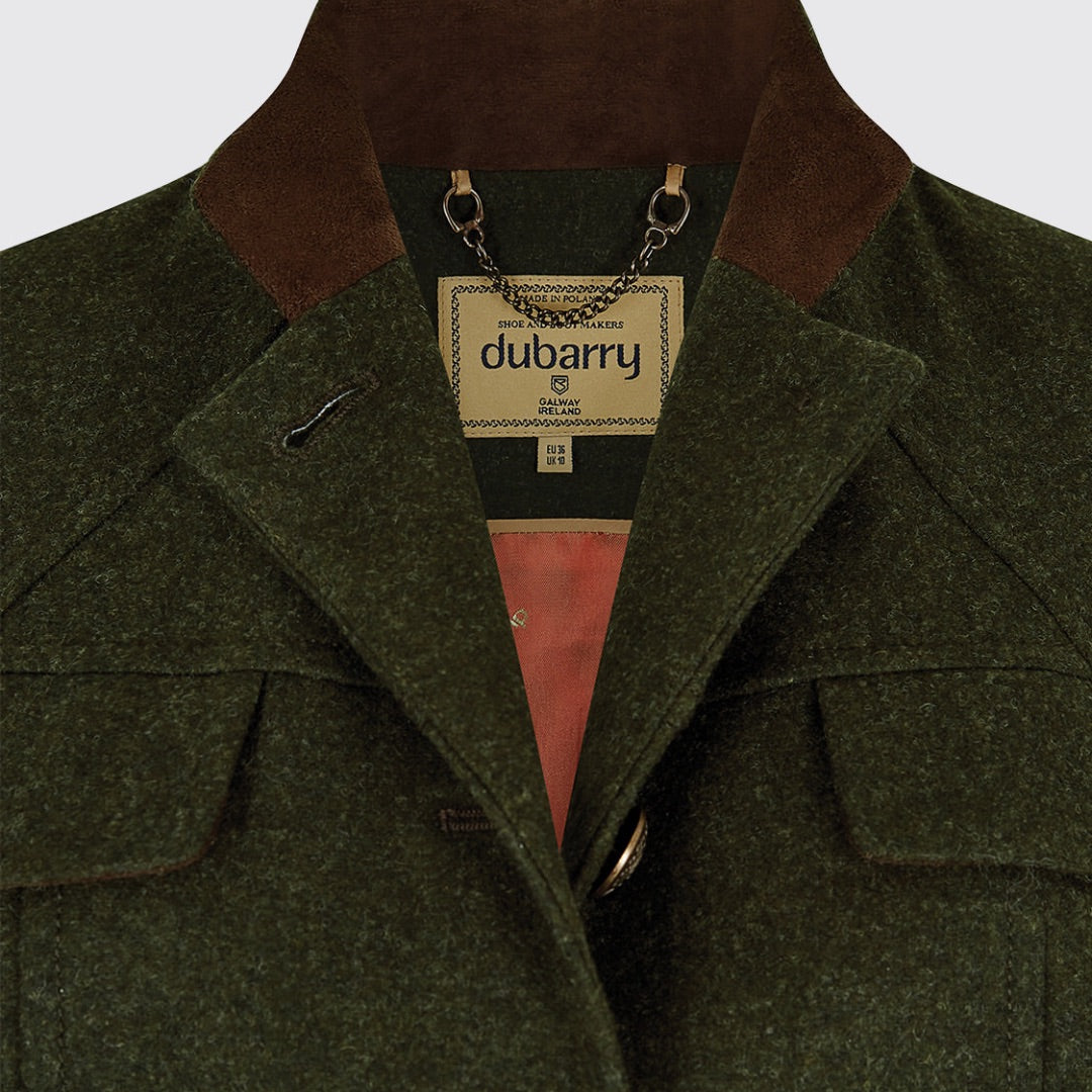 Dubarry Women's Coolepark Tweed Coat in Loden