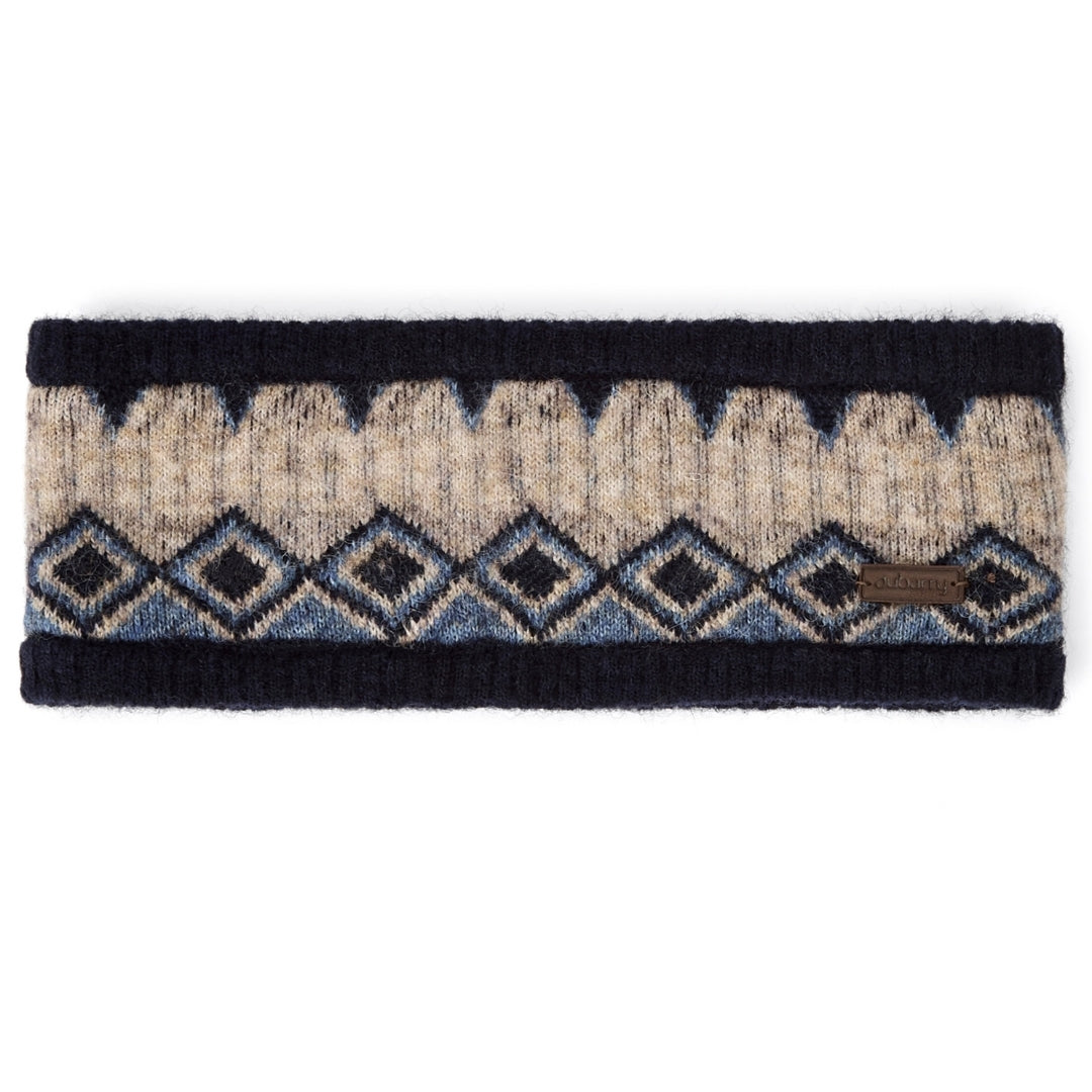 Dubarry Drumroe Knitted Headband in Navy Multi