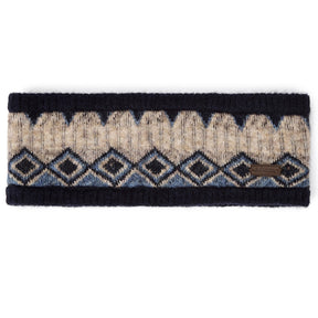 Dubarry Drumroe Knitted Headband in Navy Multi