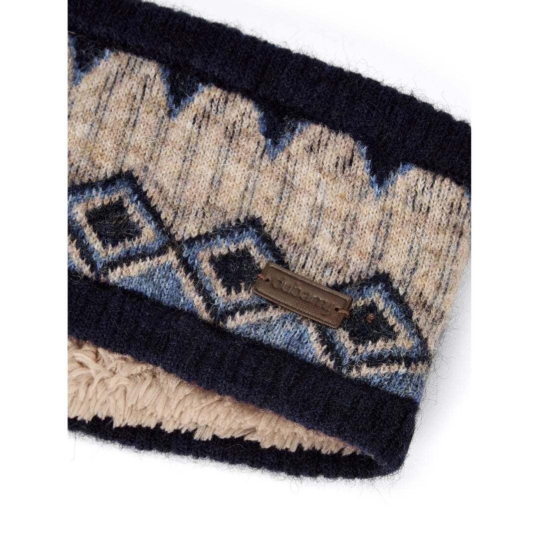 Dubarry Drumroe Knitted Headband in Navy Multi