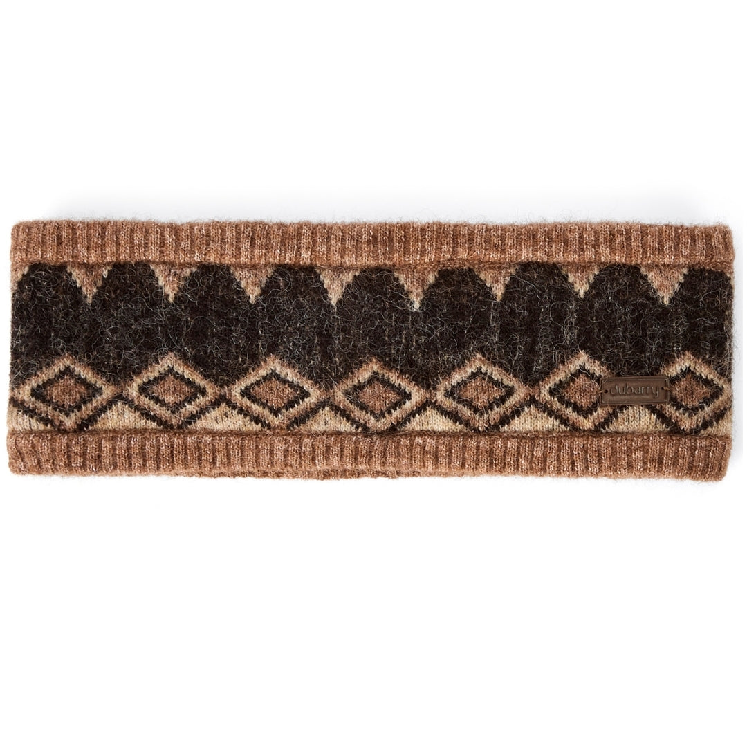 Dubarry Drumroe Knitted Headband in Oat Multi