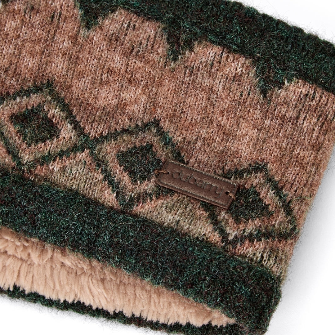 Dubarry Drumroe Knitted Headband in Olive Multi
