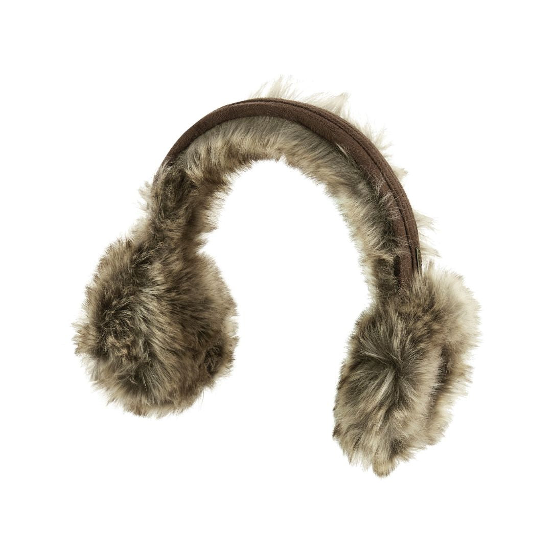 Dubarry Hillcrest Faux Fur Ear Muffs in Chinchilla