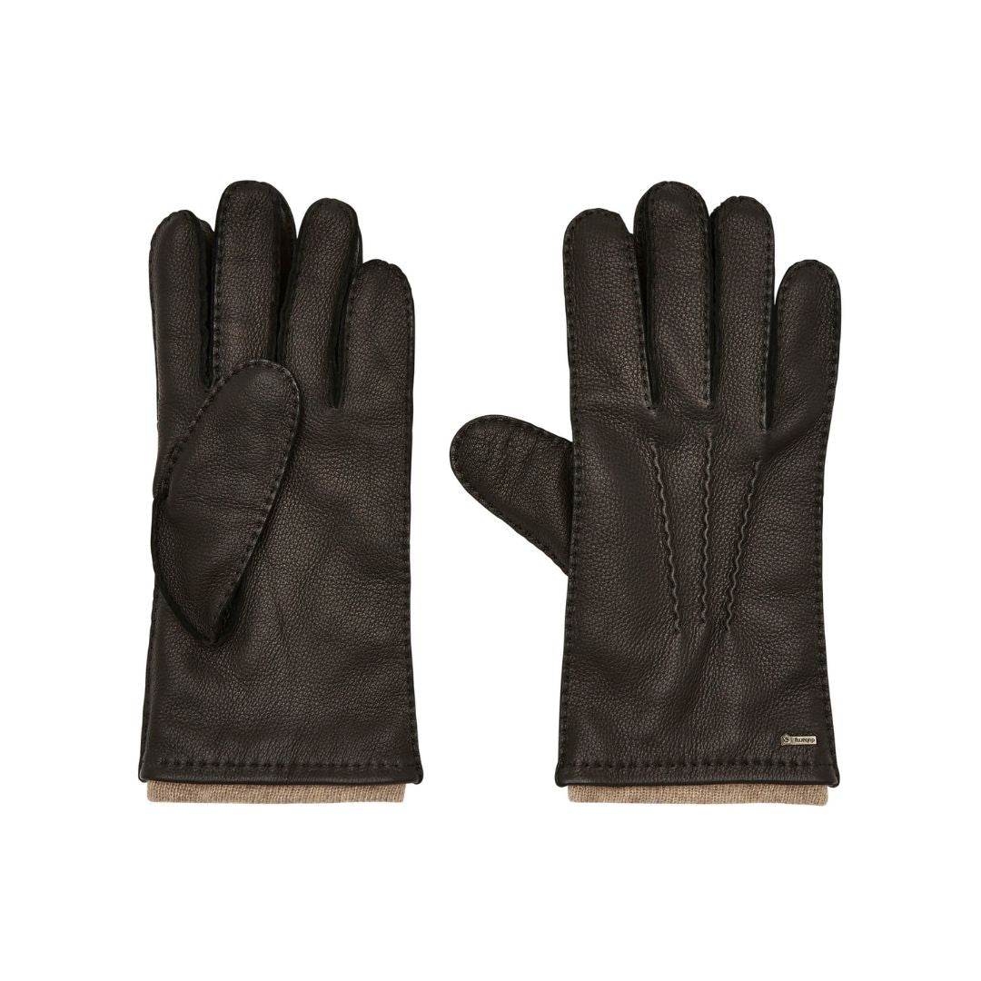 Dubarry Lisryan Leather Gloves in Black