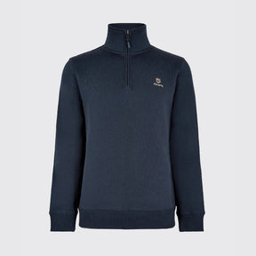 Dubarry Men's Boyce Zip Neck Jumper in Navy