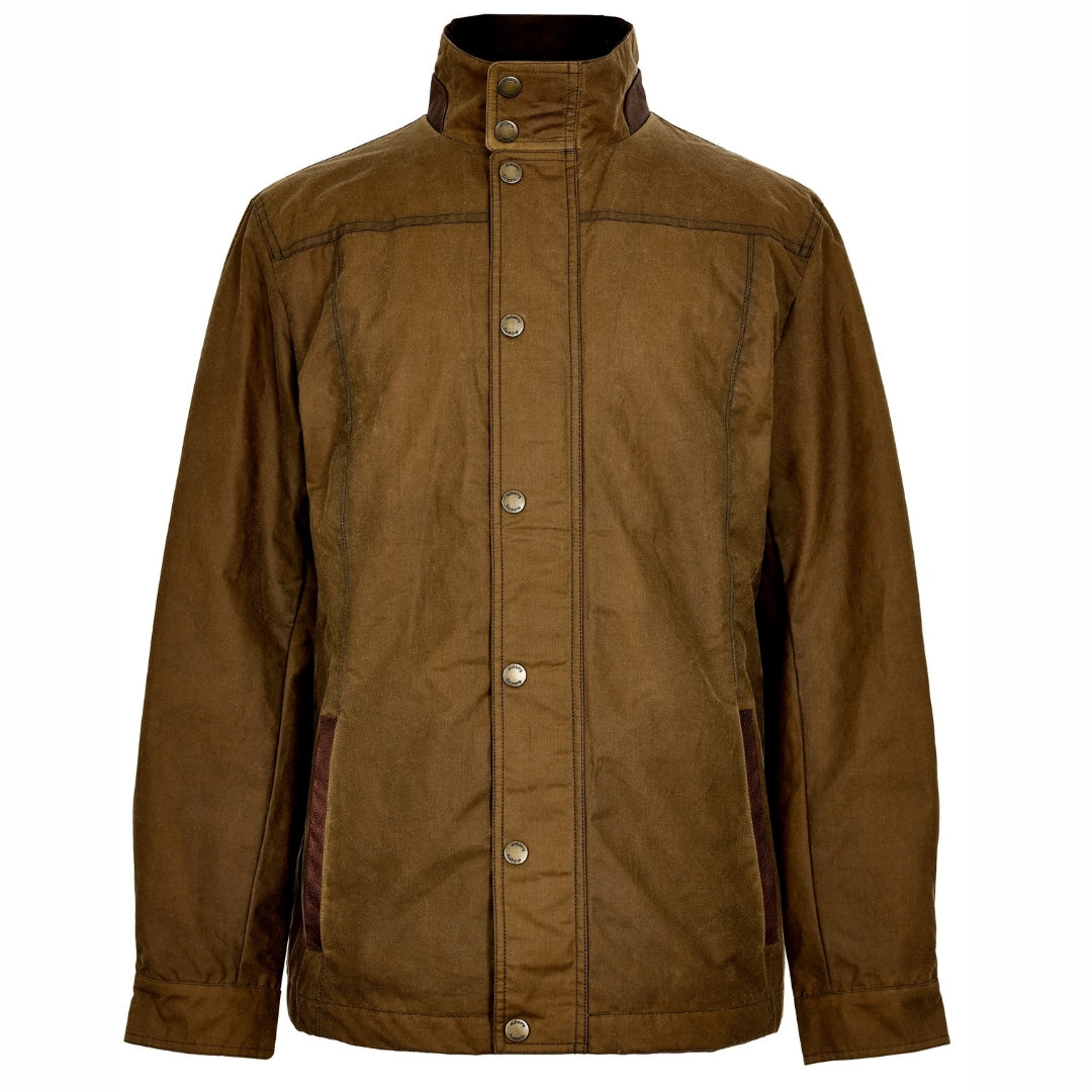 Dubarry Men's Carrickfergus Waxed Jacket in Beech