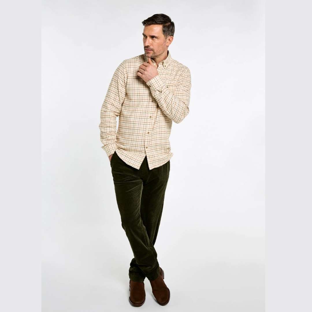 Dubarry Men's Corrib Shirt in Ochre