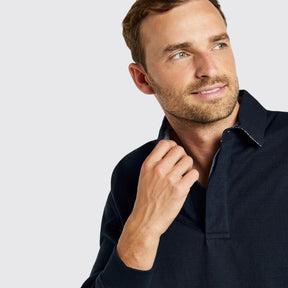 Dubarry Men's Furlong Rugby Shirt in Navy