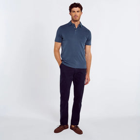 Dubarry Men's Gilligan Tencel™ Modal Polo Shirt in Atlantic