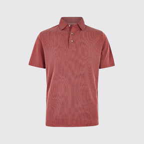 Dubarry Men's Gilligan Tencel™ Modal Polo Shirt in Wine