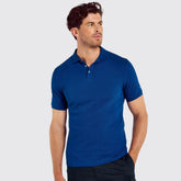 Dubarry Men's Jennings Cotton Pique Polo Shirt in Cobalt