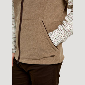 Dubarry Men's Lifford Fleece Gilet in Elk