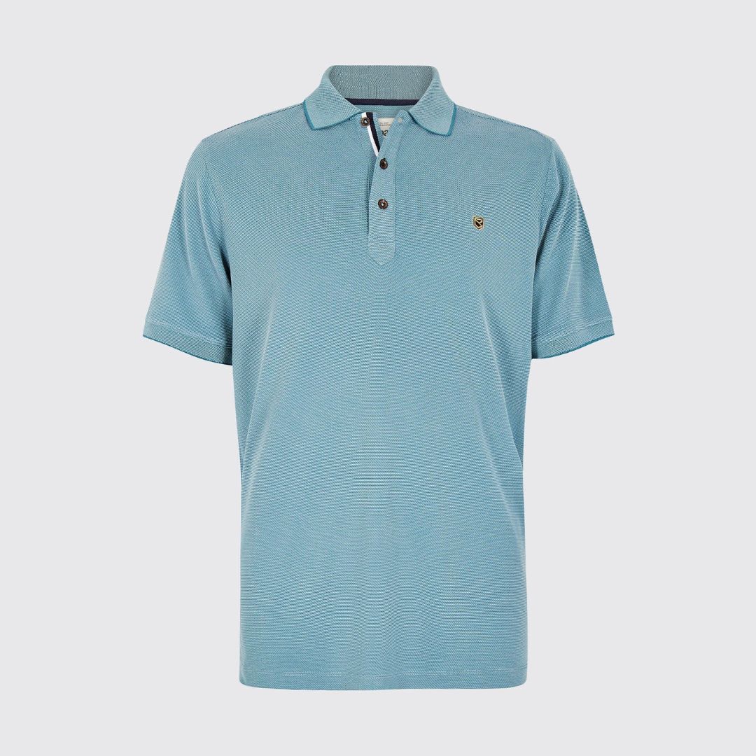 Dubarry Men's Morrison Polo Shirt in Azure Blue