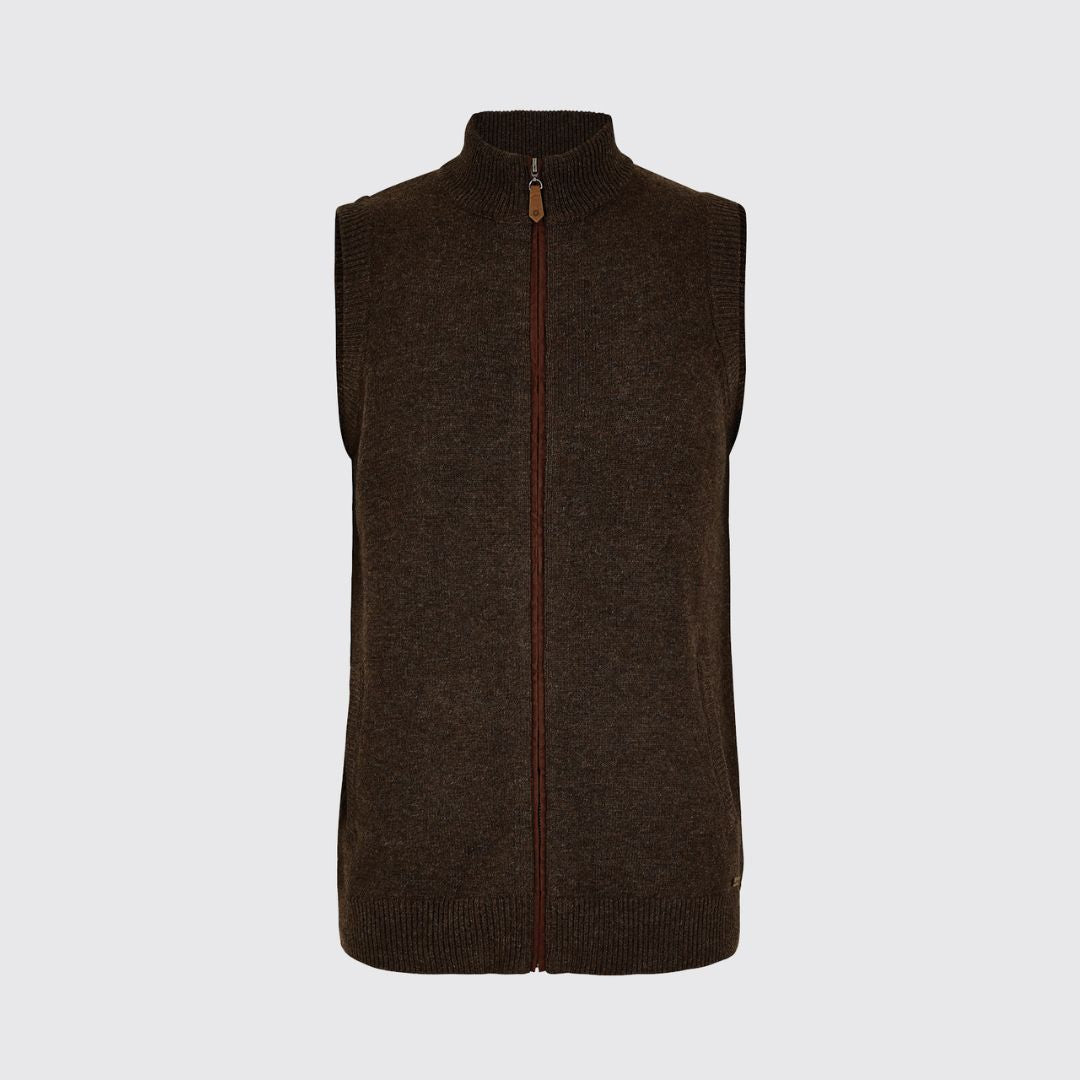 Dubarry Men's Upperwood Gilet in Mahogany