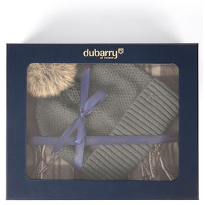 Dubarry Newbawn Hat and Scarf Gift Set in Dusky Green
