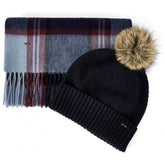 Dubarry Newbawn Hat and Scarf Gift Set in Navy