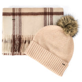 Dubarry Newbawn Hat and Scarf Gift Set in Oat