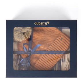 Dubarry Newbawn Hat and Scarf Gift Set in Ochre