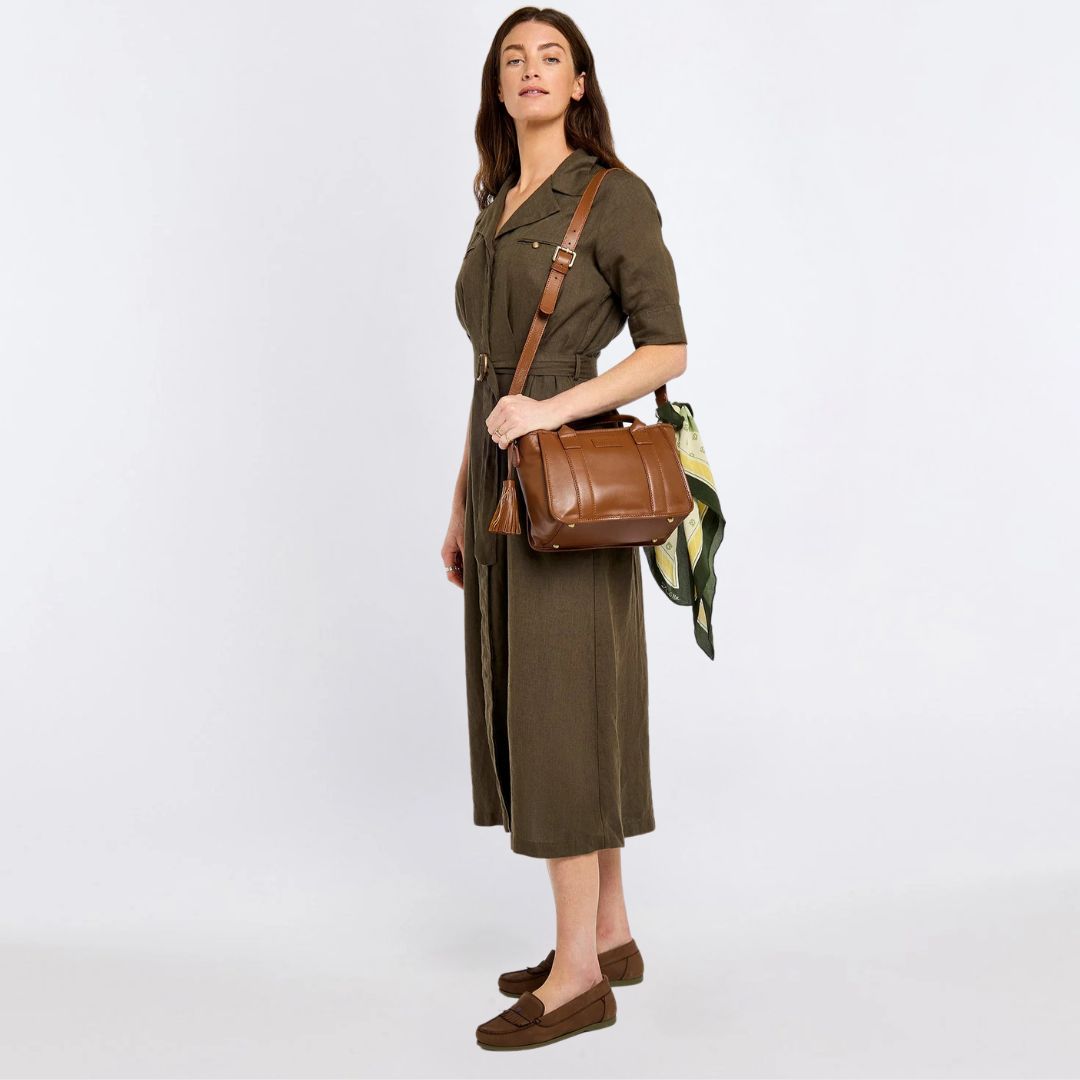 Dubarry Ramelton Leather Handbag in Caramel