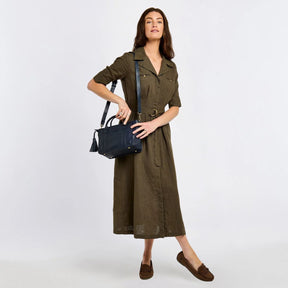 Dubarry Ramelton Leather Handbag in Navy