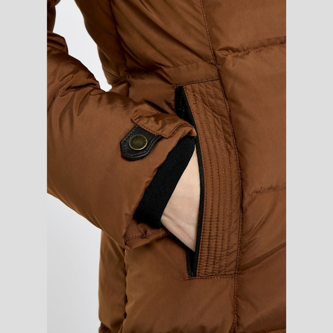 Dubarry Women's Aldborough Full Length Down Jacket in Russet