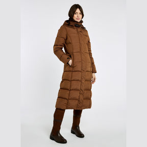 Dubarry Women's Aldborough Full Length Down Jacket in Russet