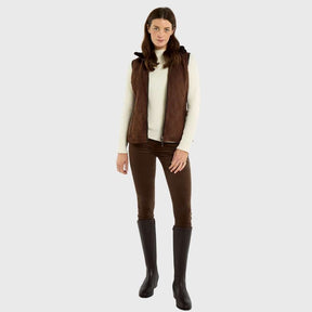 Dubarry Women's Ballyhale Gilet in Walnut