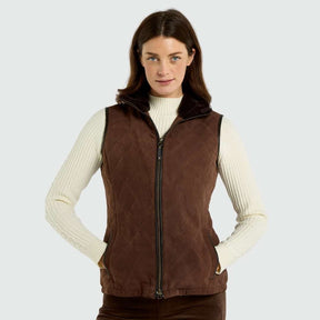 Dubarry Women's Ballyhale Gilet in Walnut