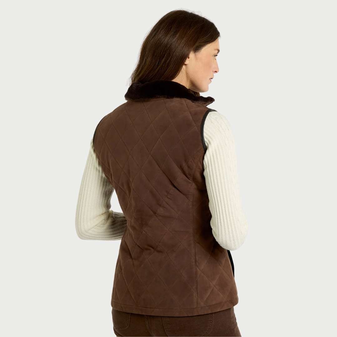 Dubarry Women's Ballyhale Gilet in Walnut